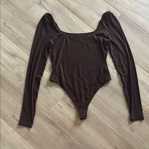 lululemon athletica Dark Brown Bodysuit